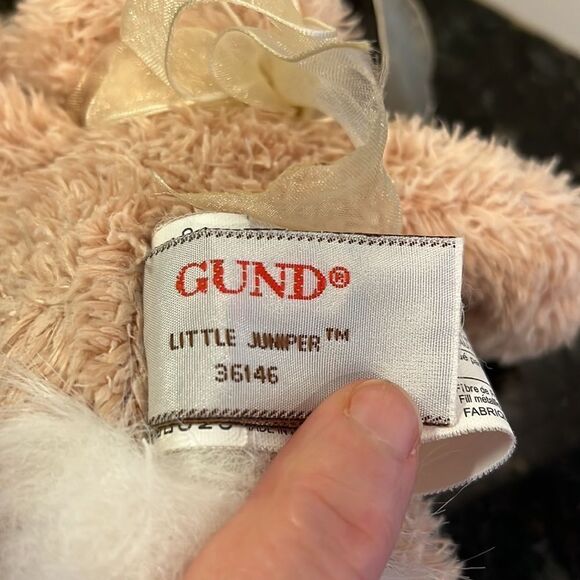 Gund Little Jumper Bunny Rabbit 36146 Plush Toy 11” RARE - Picture 7 of 9